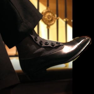 【大塚製靴/オーツカ/otsuka】M5-004 ボタンブーツ（ハンドソーンウェルト製法） ブラック・ダークブラウン
