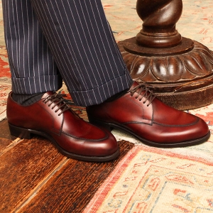 【大塚製靴/オーツカ/otsuka】最上級ライン OTSUKA M-5 真の紳士「カントリー・ジェントルマン」をイメージ。 M5-1504 外羽根Uチップ “Country Gentleman”（カントリージェントルマン） バーガンディ　日本人の70%の足型に合う「150年ラスト」